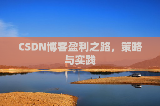 CSDN博客盈利之路，策略与实践